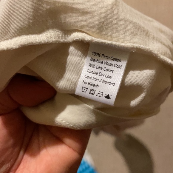 Lilla P long-sleeve (3/4 sleeve) faux wrap top. - Picture 7 of 7